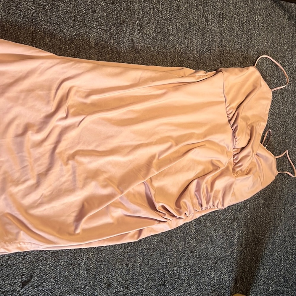 Baby pink crossed dress